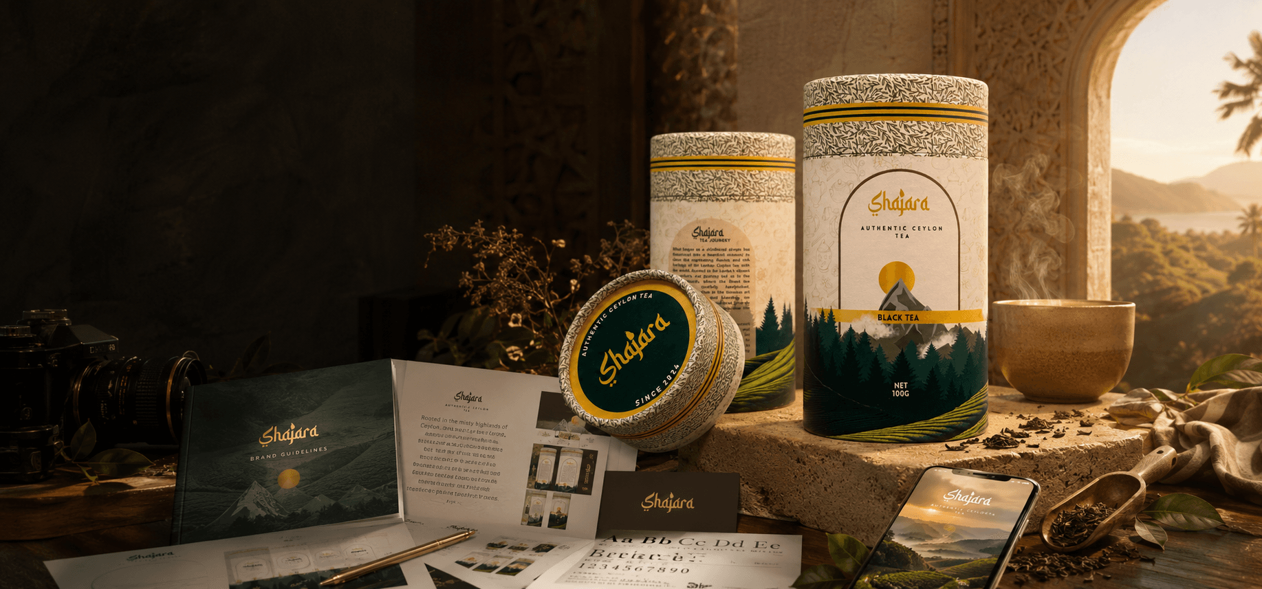 Shajara Tea — Logo Design