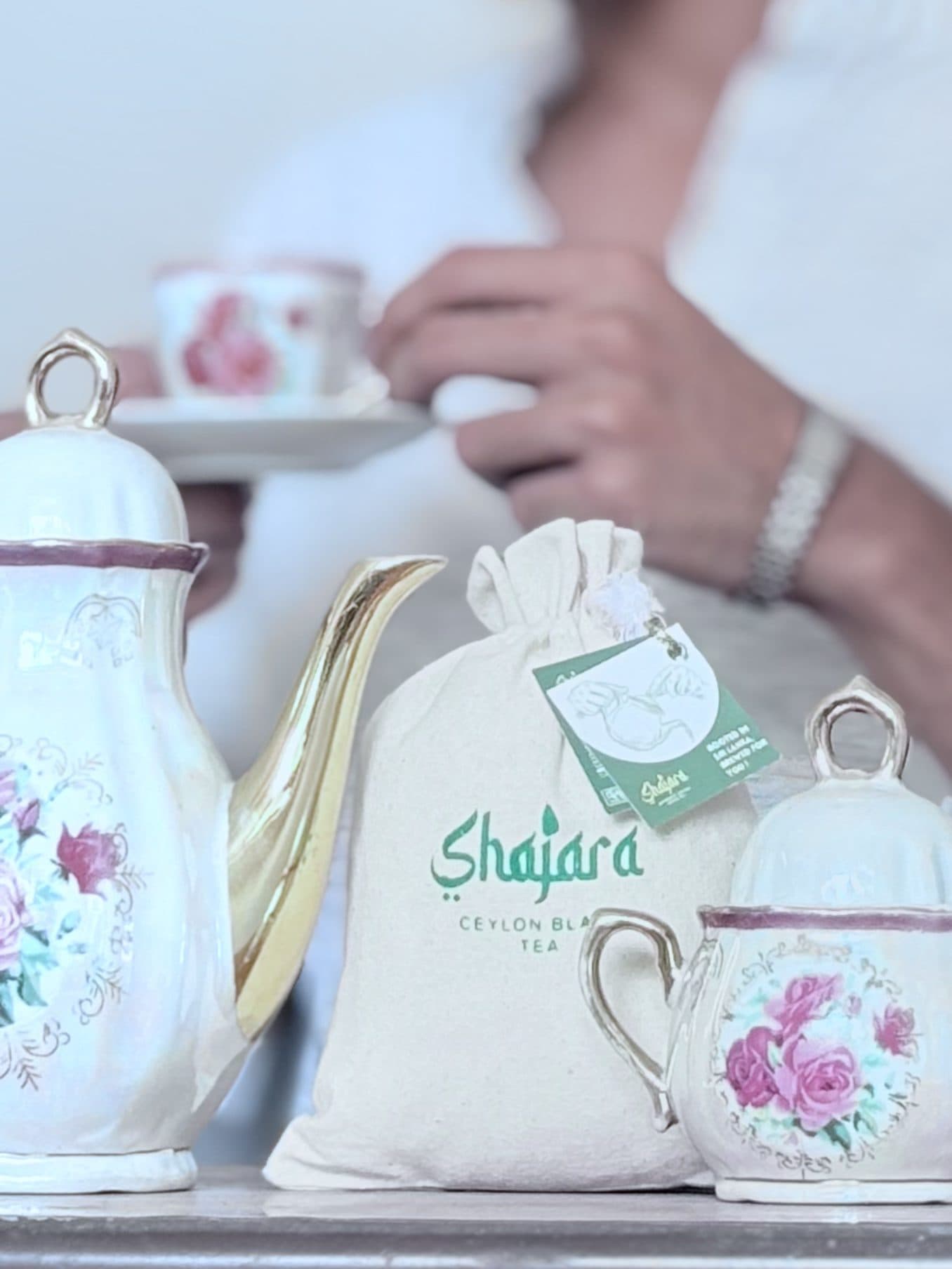 Shajara Tea product photography