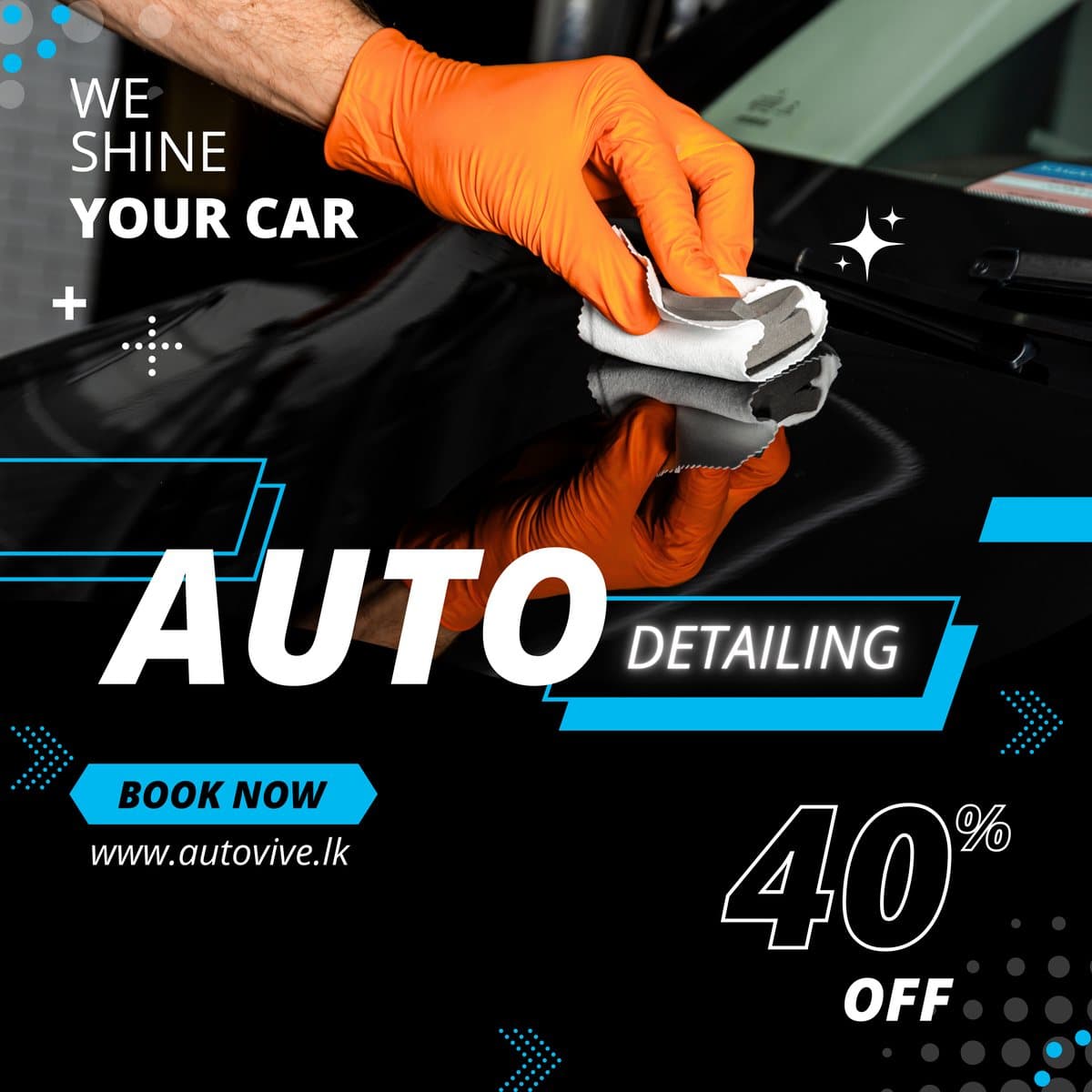 Post: We shine your car — auto detailing offer