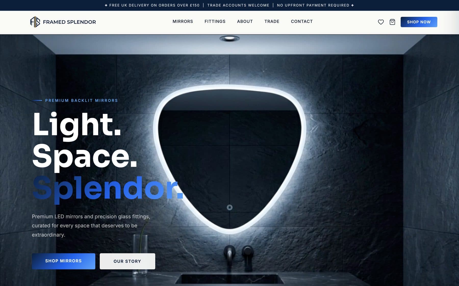 The Framed Splendor homepage